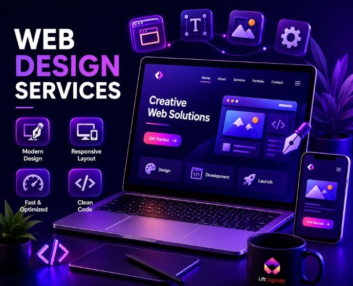 lift digitally web design services