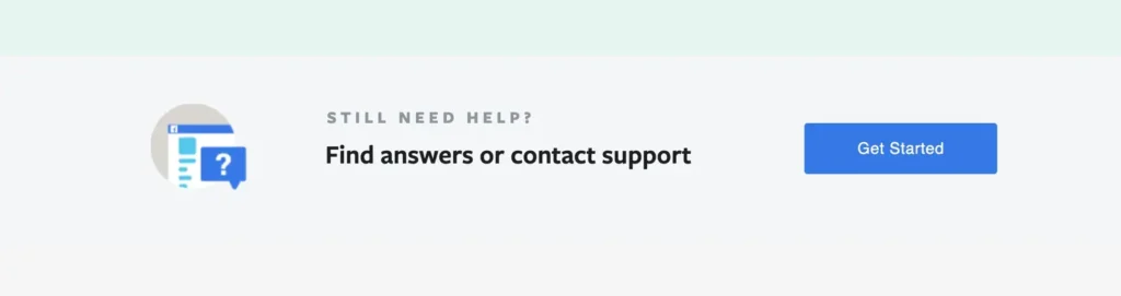 Facebook Support Get Help